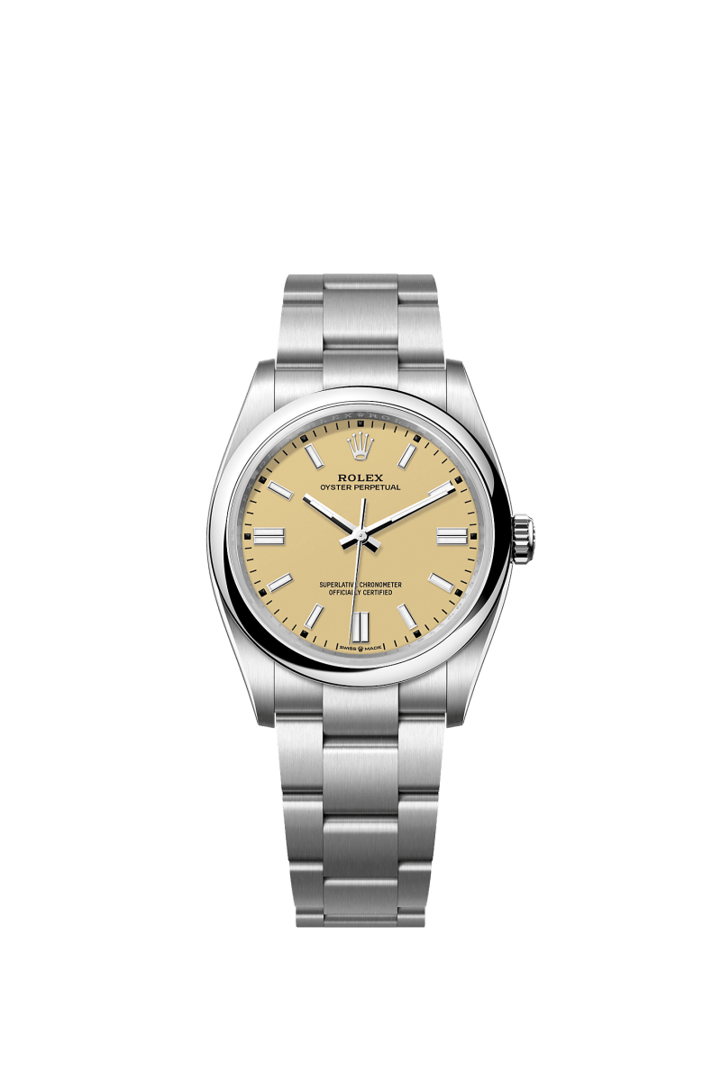 Rolex Oyster Perpetual 36 126000, esfera beige