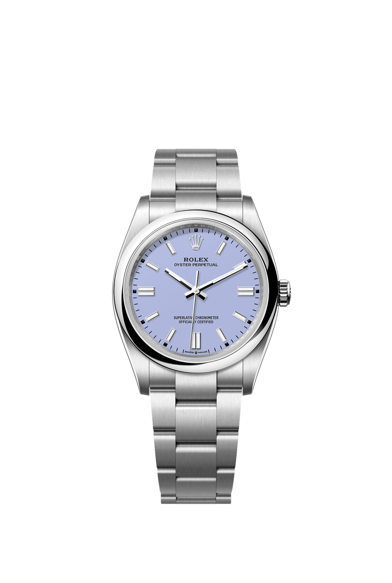 Rolex Oyster Perpetual 36 126000, esfera lavanda
